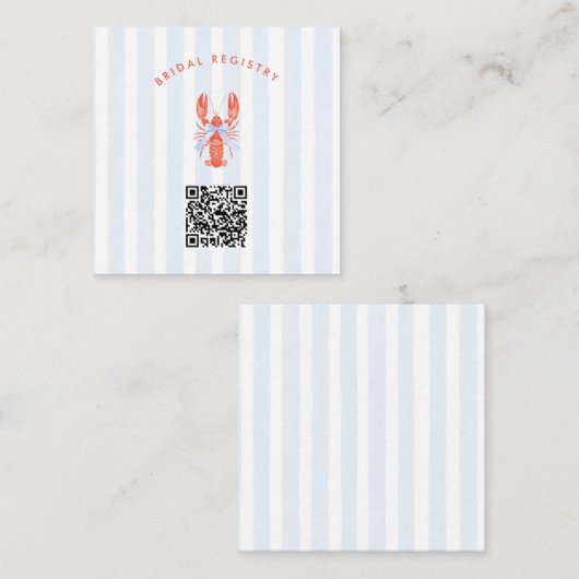 Ze vond haar Maine Squeeze Vrijgezellenfeest Informatiekaartje (Voorkant / Achterkant)