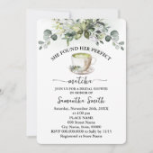 Ze vond haar Matcha Vrijgezellenfeest Eucalyptus Kaart (Voorkant)