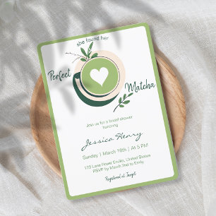 Ze vond haar Matcha-Vrijgezellenfeest Kaart