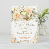 Ze vond haar perfecte Matcha Bruids Shower Kaart (Staand voorkant)
