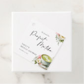 Ze Vond Haar Perfecte Matcha Bruidsuitnodiging Bedankjes Labels (In situ)