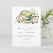 Ze Vond Haar Perfecte Matcha Bruidsuitnodiging Fee Kaart (Staand voorkant)