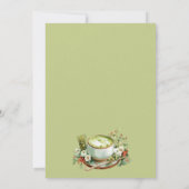 Ze Vond Haar Perfecte Matcha Bruidsuitnodiging Fee Kaart (Achterkant)