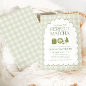 Ze vond haar perfecte Matcha Bruiloftsborrel Kaart