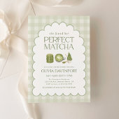 Ze vond haar perfecte Matcha Bruiloftsborrel Kaart