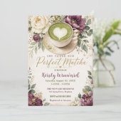 Ze vond haar perfecte Matcha Bruiloftsfeest Kaart (Staand voorkant)