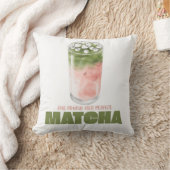 Ze Vond Haar Perfecte Matcha Design | Schattige Ma Kussen (Deken)