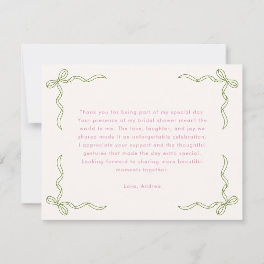 Ze Vond Haar Perfecte Matcha Kom Bruidsjonker  Bedankkaart (Achterkant)