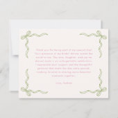 Ze Vond Haar Perfecte Matcha Kom Bruidsmeisjesfees Bedankkaart (Achterkant)