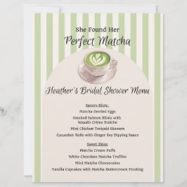 Ze Vond Haar Perfecte Matcha Menu