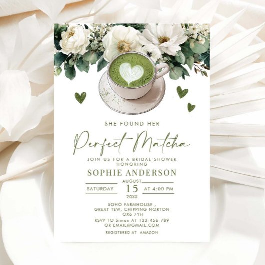 Ze vond haar perfecte matcha Vrijgezellenfeest Kaart