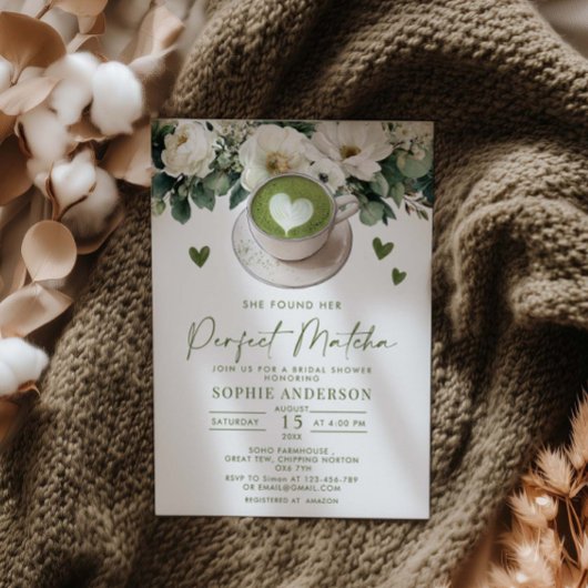 Ze vond haar perfecte matcha Vrijgezellenfeest Kaart