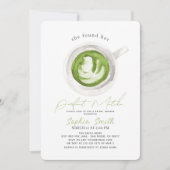 Ze vond haar perfecte Matcha Vrijgezellenfeest Kaart (Voorkant)