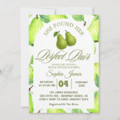 Ze vond haar perfecte peer elegante Vrijgezellenfe Kaart (Voorkant)