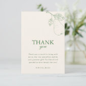 Ze vond haar perfecte peer Vrijgezellenfeest Bedankkaart (Staand voorkant)