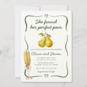 Ze vond haar perfecte peer Vrijgezellenfeest Kaart (Voorkant)