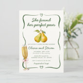 Ze vond haar perfecte peer Vrijgezellenfeest Kaart (Staand voorkant)