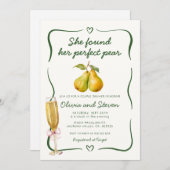 Ze vond haar perfecte peer Vrijgezellenfeest Kaart (Voorkant / Achterkant)