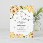 Ze vond haar rustieke bruidsdouche kaart (Staand voorkant)