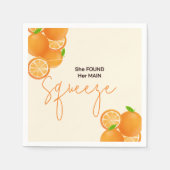 Ze vond haar Squeeze Bruidsjurk Shower Servet (Voorkant)