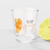 Ze vond haar Squeeze Bruidsmeisjesfeest Shot Glas (Voorkant)