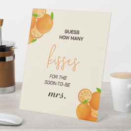 Ze vond haar Squeeze Bruiloft Feest Reclamebord Met Voetstuk