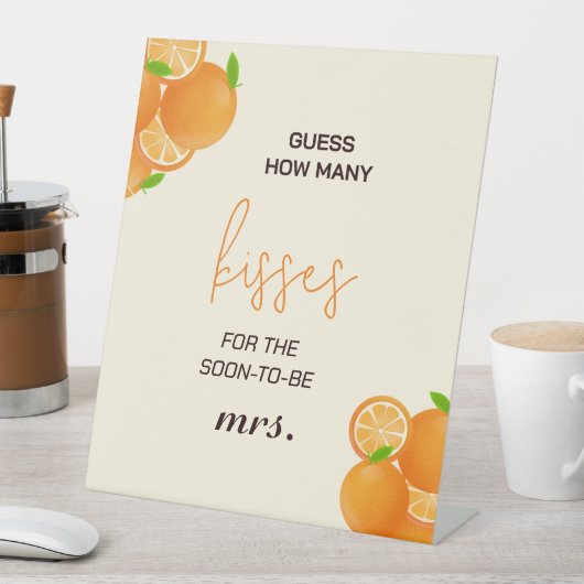 Ze vond haar Squeeze Bruiloft Feest Reclamebord Met Voetstuk (Insitu)