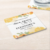 Ze vond haar Squeeze Bruiloftsborrel Kartonnen Onderzetters (Schuin)