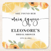 Ze vond haar Squeeze Bruiloftsborrel Kartonnen Onderzetters (Voorkant)