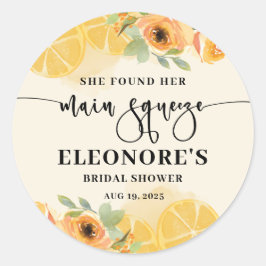 Ze vond haar squeeze Vrijgezellenfeesten envelopze Ronde Sticker