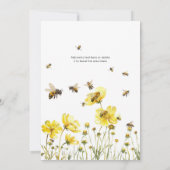 Ze vond haar uitnodiging voor de Honey Bridal Show (Achterkant)