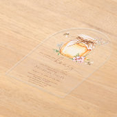 Ze vond haar Vrijgezellenfeest Acryl Uitnodigingen (Laagn)