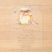 Ze vond haar Vrijgezellenfeest Acryl Uitnodigingen (Voorkant)