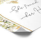 Ze vond haar vrijgezellenfeest honing poster (Hoek)