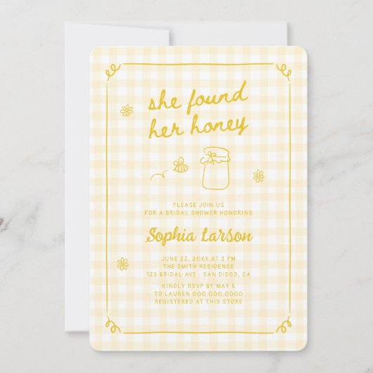 Ze vond haar Vrijgezellenfeest Kaart (Voorkant)