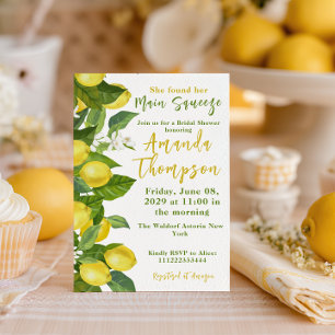 Ze vond haar Vrijgezellenfeest Lemon Kaart