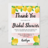 Ze vond haar Vrijgezellenfeest op het hoofdplein Bedankkaart (Voorkant)