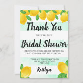 Ze vond haar Vrijgezellenfeest op het hoofdplein Bedankkaart (Voorkant)