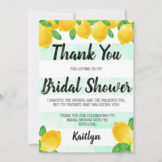 Ze vond haar Vrijgezellenfeest op het hoofdplein Bedankkaart (Voorkant)