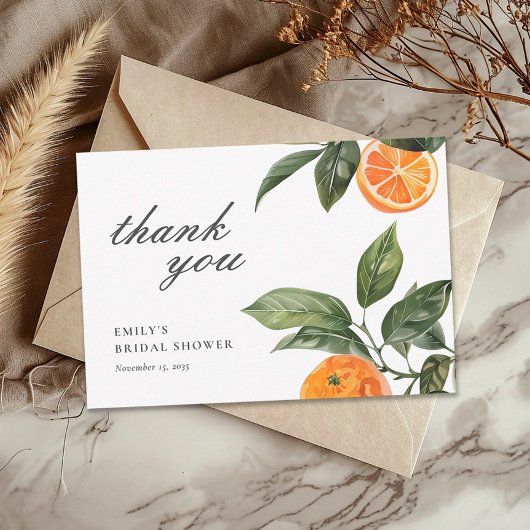 Ze vond haar Vrijgezellenfeest op het hoofdplein Bedankkaart