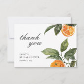 Ze vond haar Vrijgezellenfeest op het hoofdplein Bedankkaart (Voorkant)