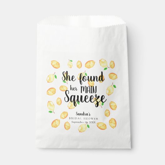 Ze vond haar Vrijgezellenfeest op het hoofdplein Bedankzakje (Voorkant)