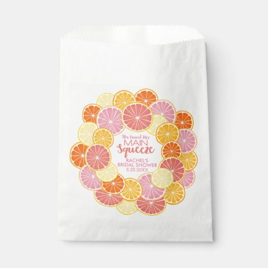 Ze vond haar Vrijgezellenfeest op het hoofdplein Bedankzakje (Voorkant)