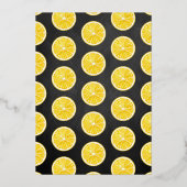 Ze vond haar Vrijgezellenfeest op het hoofdplein Folie Uitnodiging (Achterkant)