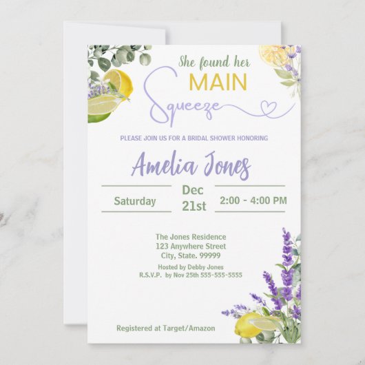 Ze vond haar Vrijgezellenfeest op het hoofdplein Kaart (Voorkant)