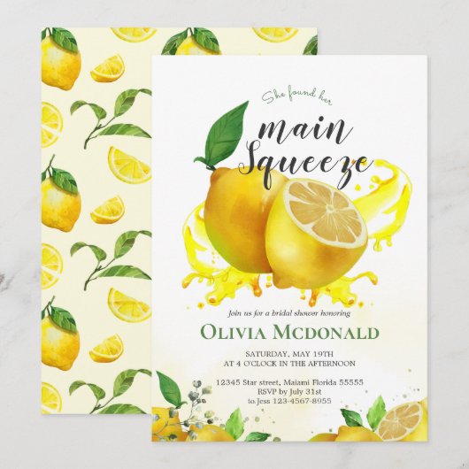 Ze vond haar Vrijgezellenfeest op het hoofdplein Kaart (Voorkant / Achterkant)