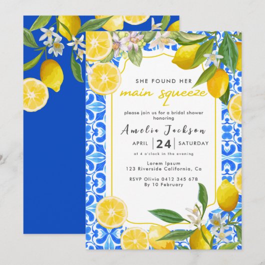 Ze vond haar Vrijgezellenfeest op het hoofdplein Kaart (Voorkant / Achterkant)