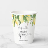 Ze vond haar Vrijgezellenfeest op het hoofdplein Papieren Bekers (Voorkant)