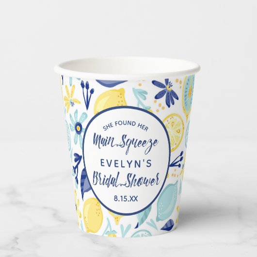 Ze vond haar Vrijgezellenfeest op het hoofdplein Papieren Bekers (Voorkant)