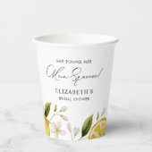 Ze vond haar Vrijgezellenfeest op het hoofdplein Papieren Bekers (Voorkant)